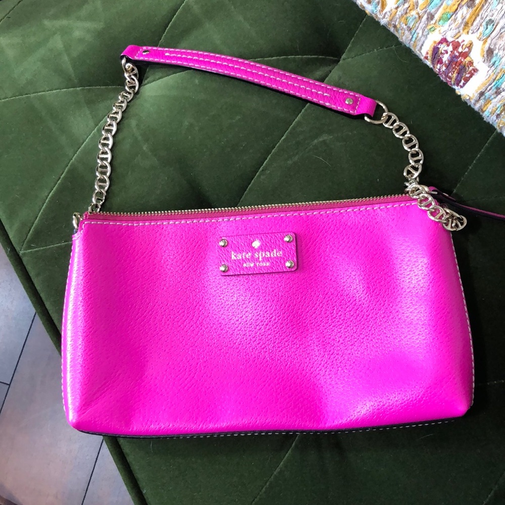 Hot pink Kate spade small shoulder bag!!